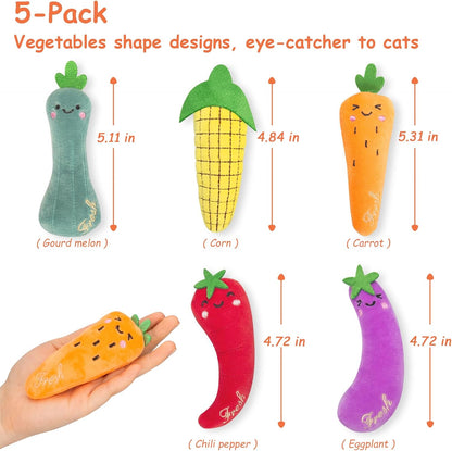 Catnip Toys, Cat Toys, Cat Toys for Indoor Cats, Catnip Toys for Cats, Cat Toys with Catnip, Interactive Cat Toy, Cat Chew Toy, Cat Pillow Toys, Cat Toys for Kittens Kitty