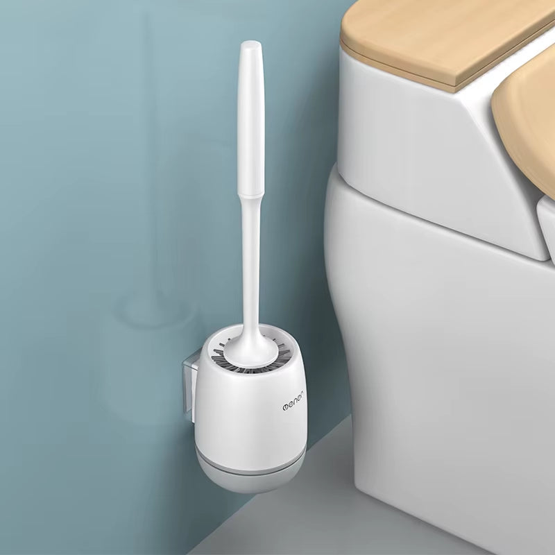SanitPro TPR Silicone Toilet Brush – Ultra-Durable, Ergonomic Design for a Cleaner, Fresher Bathroom